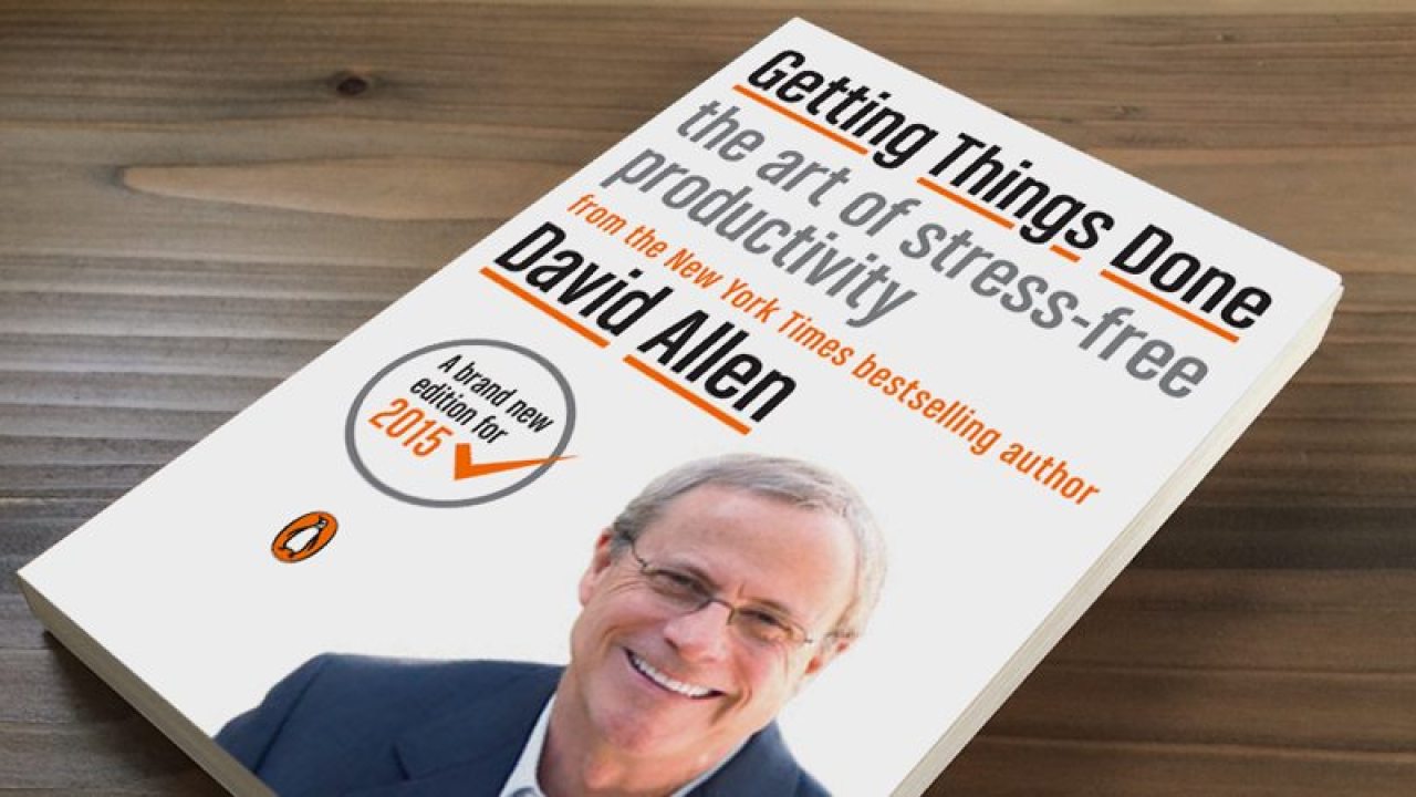 Обкладинка книги Девіда Аллена «Getting Things Done: the art of stress-free productivity»